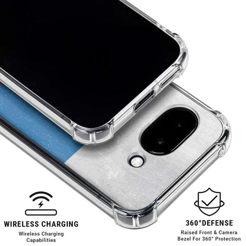 Russian Flag Distressed Google Pixel 9a Clear Case